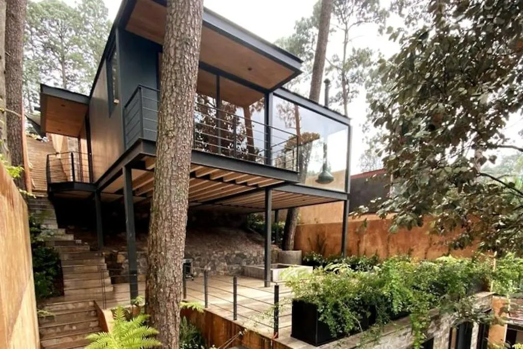 Cabaña Roble Boutique en Avándaro, Valle de Bravo-1