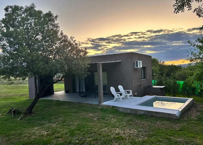 cabañas La Amelia Premium con piscina privada 2 personas Mina Clavero