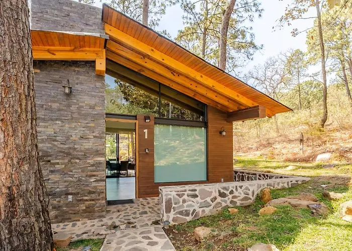 Cabaña Mazamitla con Jacuzzi hasta para 5 personas